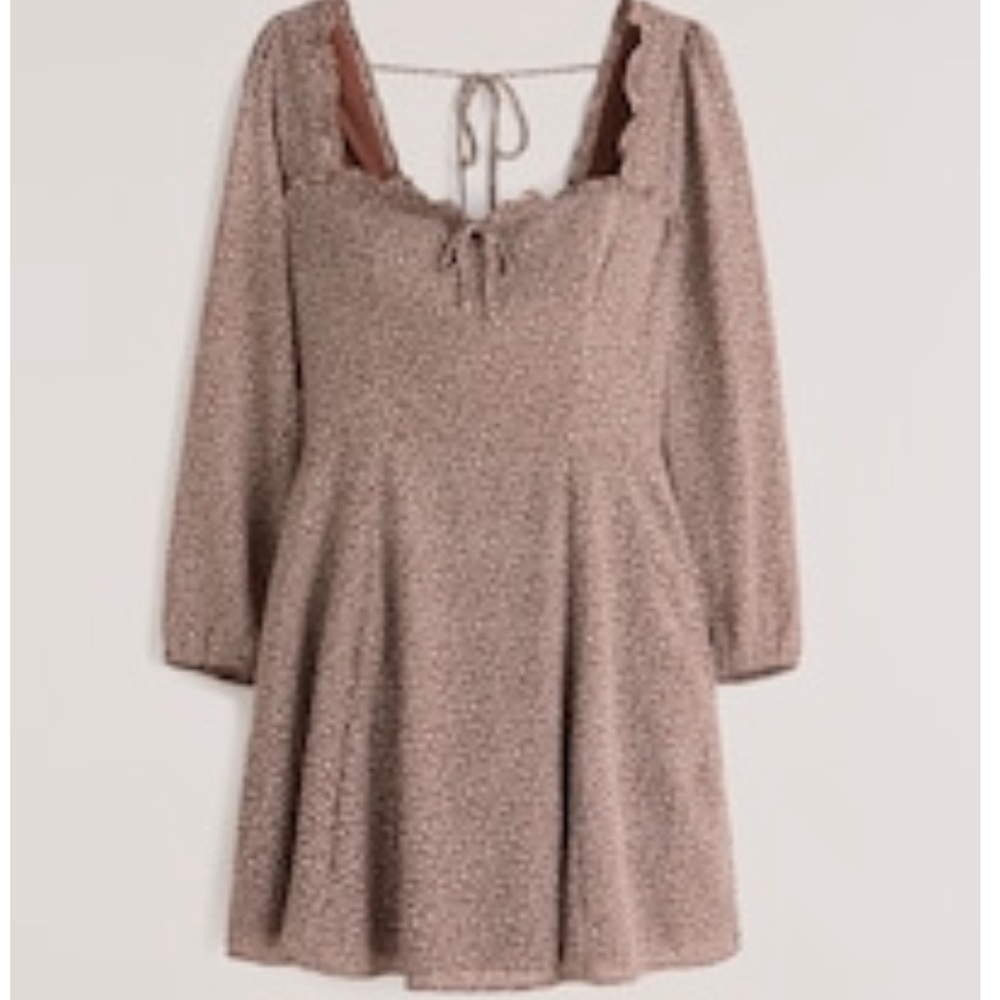 NWT Abercrombie Portrait Neck Mini Dress